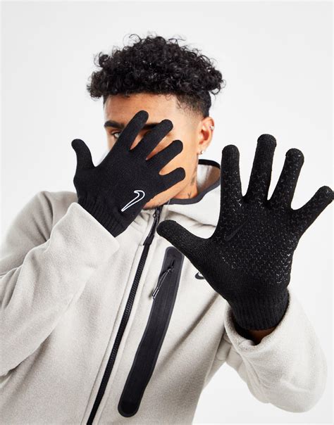 Black Nike Knit Gloves Jd Sports Global