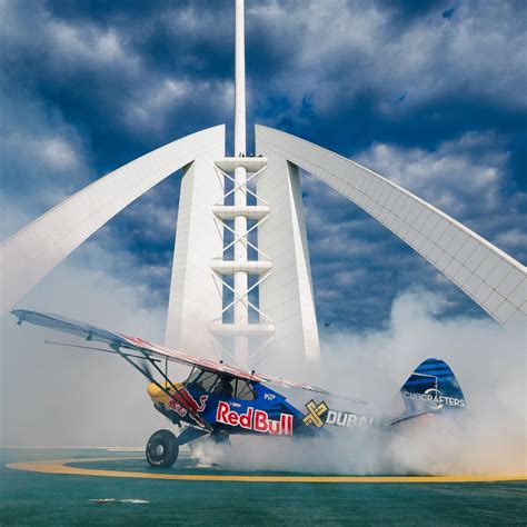 Dubai hosts historic bullseye landing stunt