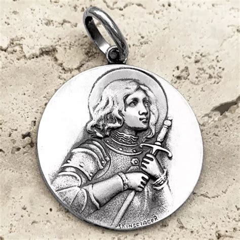 M Daille De Jeanne D Arc Grand Pendentif Design Fran Ais Antique