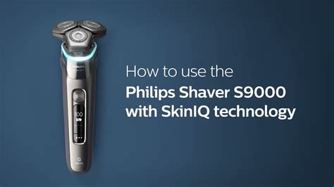 How To Use The Philips Shaver S With Skiniq Technology Youtube