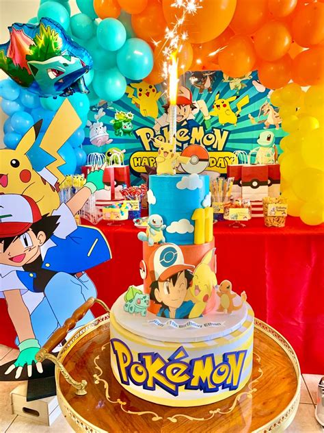 Pokémon Birthday Cake In 2024 Pokemon Birthday Pokemon Party