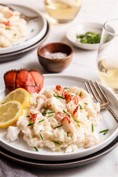 Lobster Risotto Recipe For Two Brown Butter Risotto With Lobster Tail