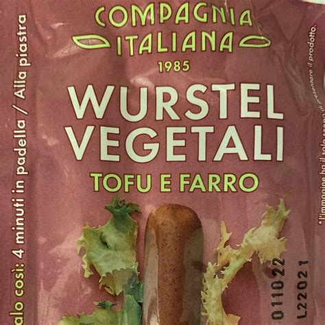 Compagnia Italiana Wurstel Vegetali Tofu E Farro Review Abillion