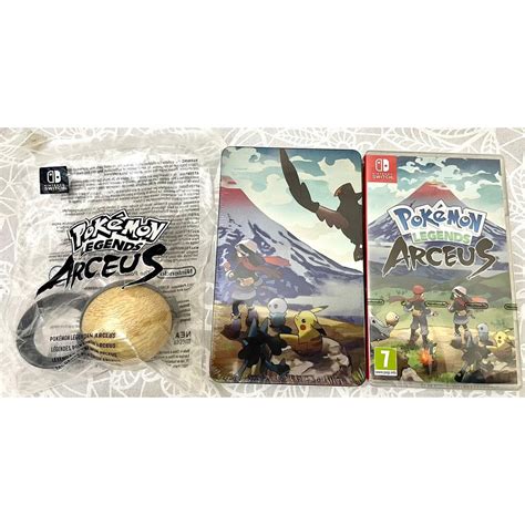 Pokemon Legends Arceus Steelbook E Pokeball Switch Shopee Brasil