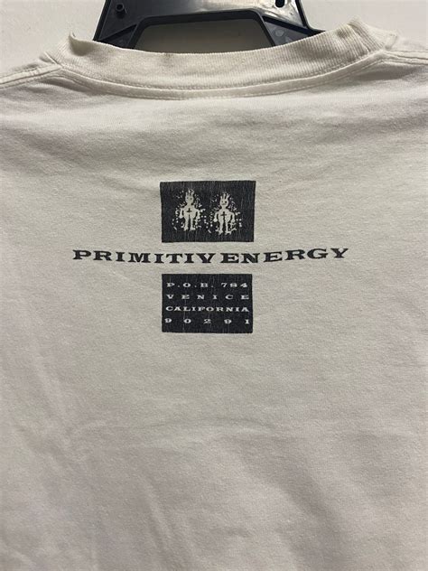 Vintage Primitiv Energy Naked Girl Photo Tee Fotofolio Vintage Art T