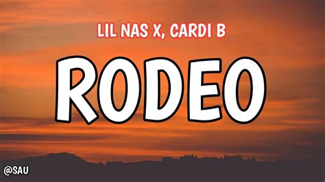 Lil Nax X Rodeo Lyrics Ft Cardi B Youtube