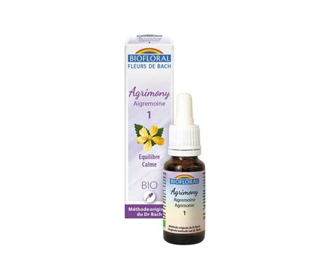 Fleur De Bach Bio Biofloral N1 Aigremoine Agrimony 20 Ml