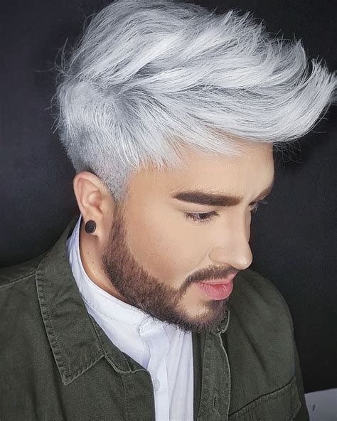 50 New Hairstyles For Men That Are Always In Trend Cabelo Platinado