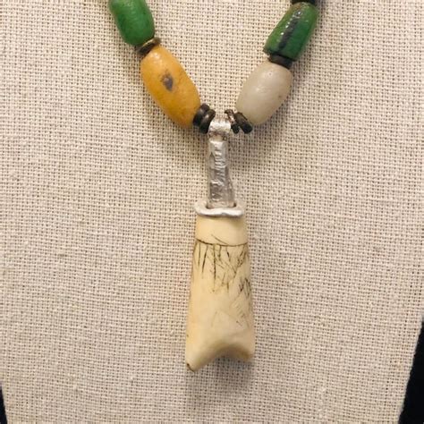 Scrimshaw Necklace - Etsy