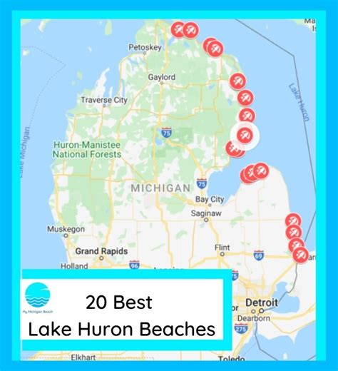 20 Best Lake Huron Beaches in Michigan (MAP) - My Michigan Beach and Travel