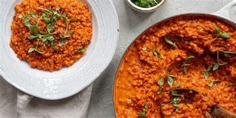 Roasted Red Pepper Risotto Recipe Taste Of France