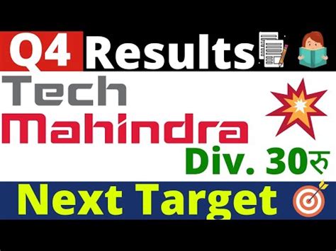 Tech Mahindra Q Results Tech Mahindra Share Latest News Tech