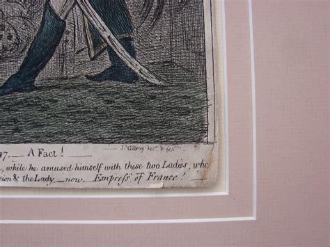 James Gillray Ci Devant Or Madame Talian And The Empress Josephine Dancing Naked