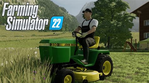 Recensione John Deere 330 Lawn Mower Farming Simulator 22 Youtube