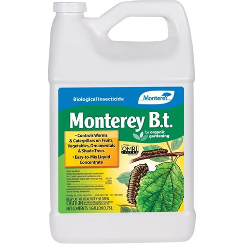 Monterey Bacillus Thuringiensis Biological Insecticide Concentrate