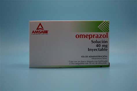 Omeprazol Solucion 40mg Inyectable 10ml Farma Gen