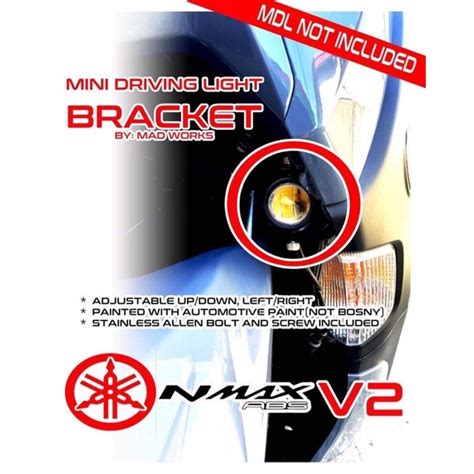 Nmax V Mini Driving Light Bracket Shopee Philippines