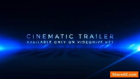 Videohive Cinematic Trailer Titles Media Opener Free After Effects