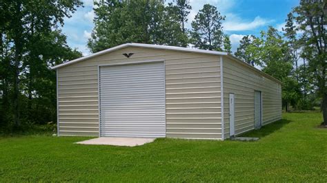 Vertical Roof Metal Garages X X Usa Steel Buildings Florida