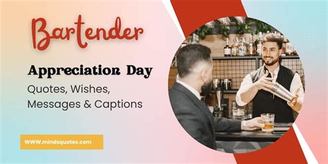 Bartender Appreciation Day Quotes Wishes Messages Captions