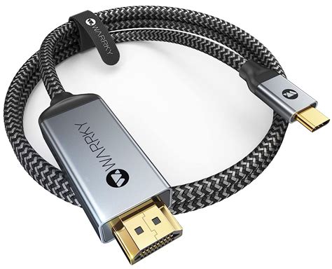 Amazon Warrky USB C To HDMI Cable 4K 10FT 3M Braided High