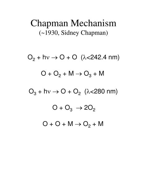 Ppt Chapman Mechanism Sidney Chapman Powerpoint Presentation