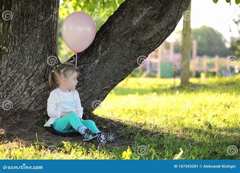 Little Children are Walking in a Park Stock Image - Image of meet ...