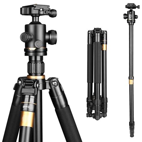 QZSD Q222 Camera Tripod Portable Aluminium Monopod Professional Tripod