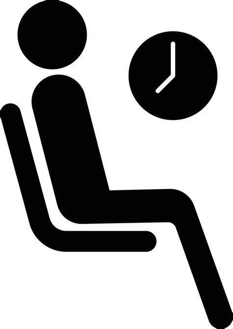 Waiting Room Icon Symbol Waiting Sign 20328562 Vector Art At Vecteezy