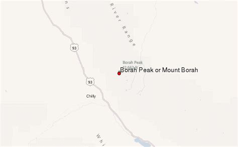 Borah Peak or Mount Borah Mountain Information