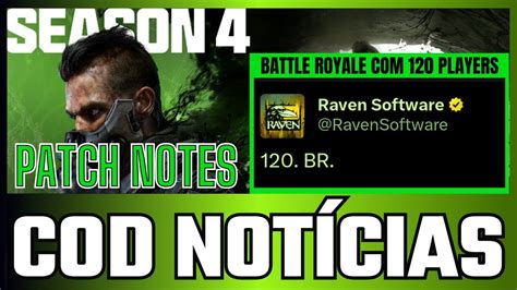 BUFFS E NERFS NOVO PATCH NOTES DA SEASON 4 DO MODERN WARFARE 3 BR