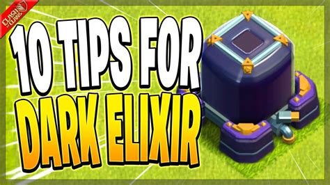 10 Tips To Help You Gain MORE Dark Elixir In Clash Of Clans YouTube