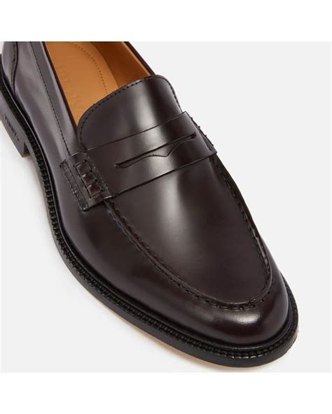 Vinny S Men S Townee Leather Penny Loafers In Black For Men Lyst