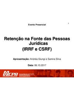 Retenção na Fonte das Pessoas Jurídicas IRRF e CSRF reten 231 227 o