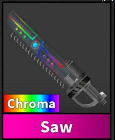 [Roblox - Murder Mystery 2] Chroma Saw | FAST DELIVERY