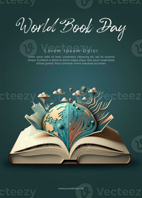 World Book Day Poster Design. Generative ai photo 24137553 Stock Photo ...