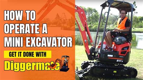 How To Operate Mini Excavators Youtube