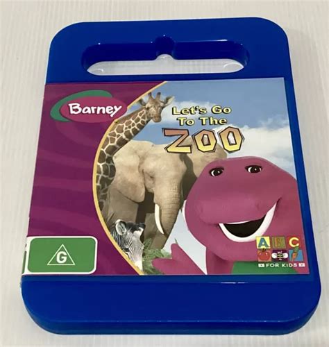 BARNEY LET'S GO To The Zoo DVD Region 4 Free Post $8.90 - PicClick AU