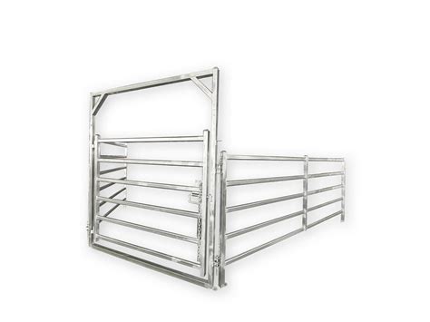 Durable Galvanized Steel Fence Panel Cattle Livestock Panels Farm Gate