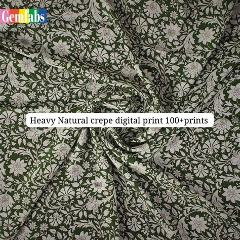 Natural Crepe Silk Digital Prints Fabrics Multicolour At Rs 90 Meter