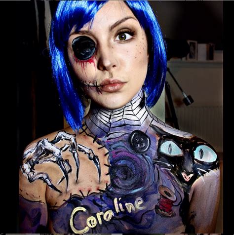 Coraline Makeup X Coraline Makeup Coraline Halloween Costume Halloween Looks