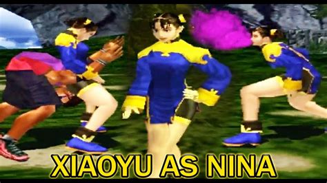 Tas Xiaoyu With Nina S Moves Gameplay Tekken Arcade Version