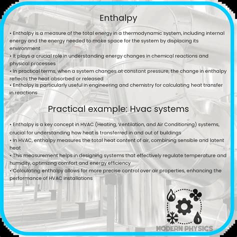 Enthalpy Heat Content Energy Transfer And Equilibrium