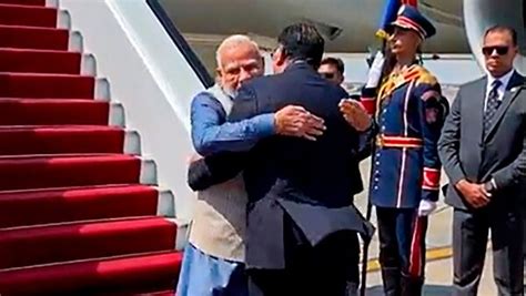 Pm Modis Egypt Visit Highlights Pm Modi Lands In Cairo For First