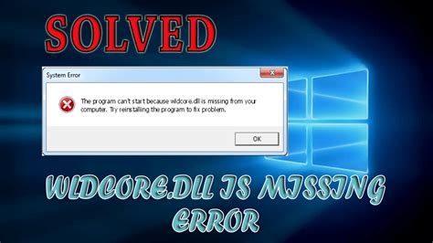 Come Correggere L Errore Wldcore Dll Mancante In Windows 10