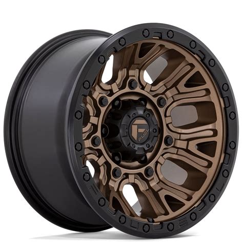 17 Fuel Wheels D826 Traction Matte Bronze With Black Ring Off Road