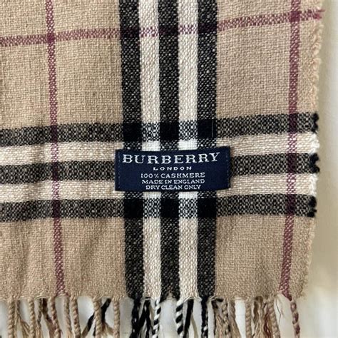 Burberry Vintage Cashmere Scarf Excellent Depop