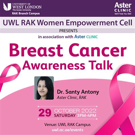 Breast Cancer Awareness Talk Uwl Rak