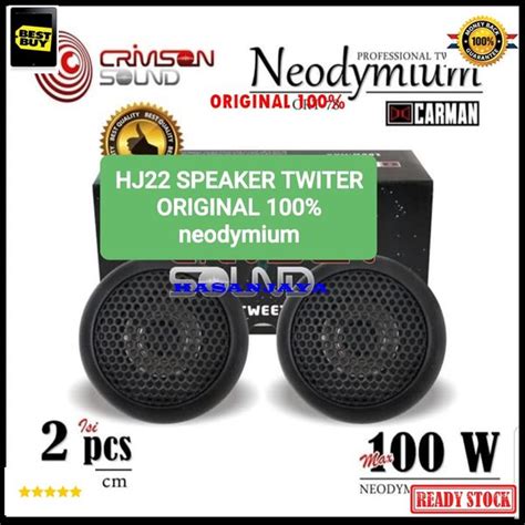 Jual Original Tweeter Super DOME Twiter Speaker Spk Mini Mobil Car