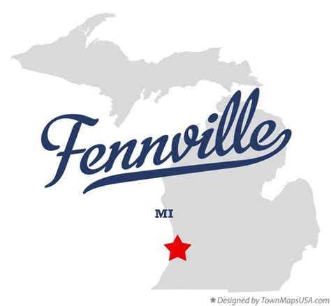 Map of Fennville, MI, Michigan